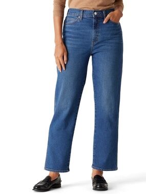 Levi Strauss Signature Women's High Rise Straight Jean, Size 8